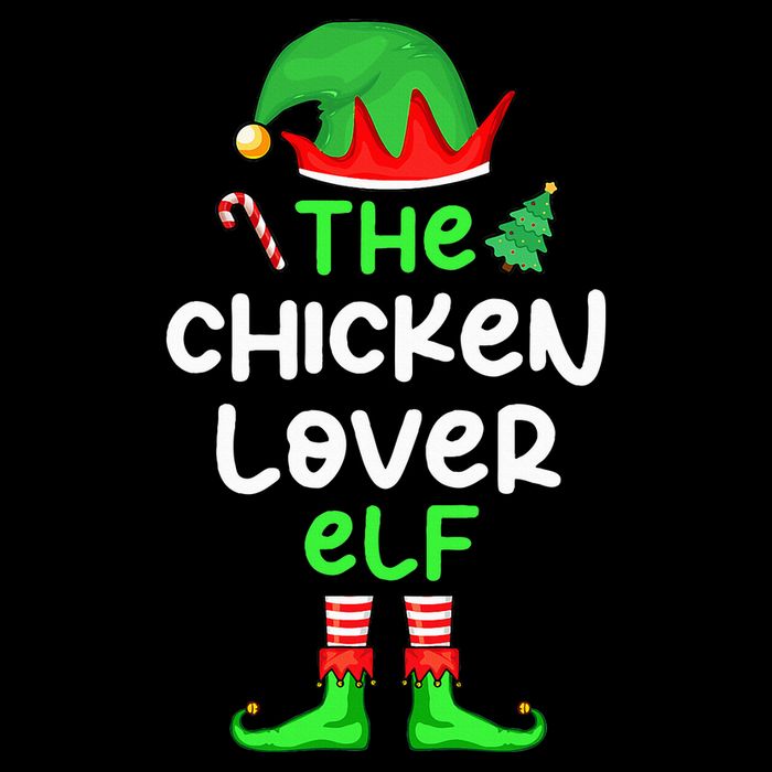 I'm The Chicken Lover Elf Xmas Matching Pajama  Button