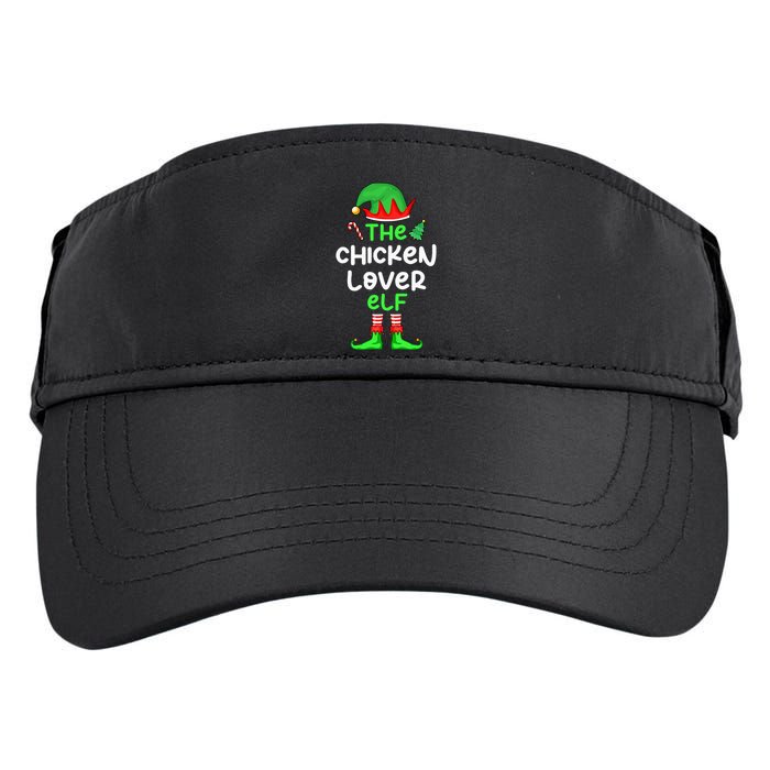 I'm The Chicken Lover Elf Xmas Matching Pajama  Adult Drive Performance Visor