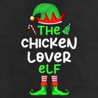 I'm The Chicken Lover Elf Xmas Matching Pajama  Adult Drive Performance Visor