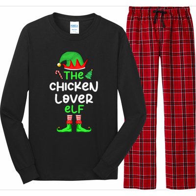 I'm The Chicken Lover Elf Xmas Matching Pajama  Long Sleeve Pajama Set