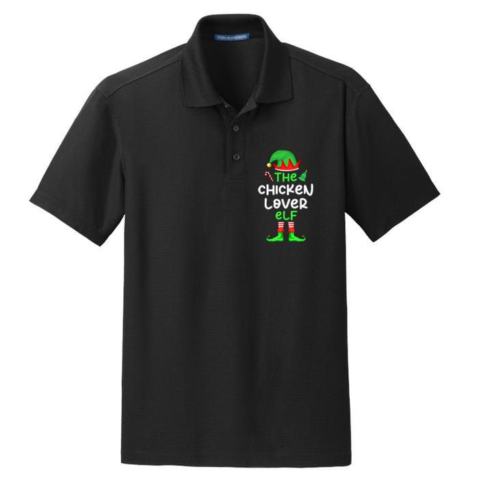 I'm The Chicken Lover Elf Xmas Matching Pajama  Dry Zone Grid Polo