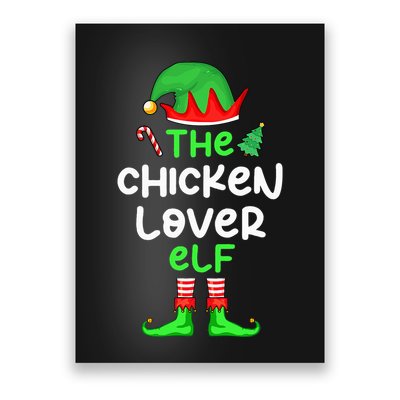 I'm The Chicken Lover Elf Xmas Matching Pajama  Poster
