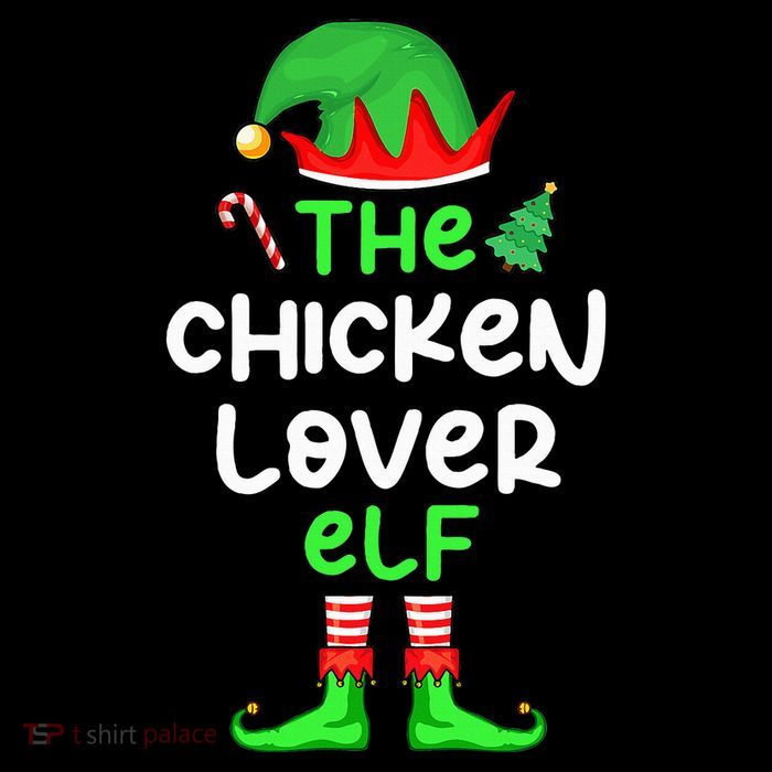 I'm The Chicken Lover Elf Xmas Matching Pajama  Poster