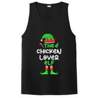 I'm The Chicken Lover Elf Xmas Matching Pajama  PosiCharge Competitor Tank