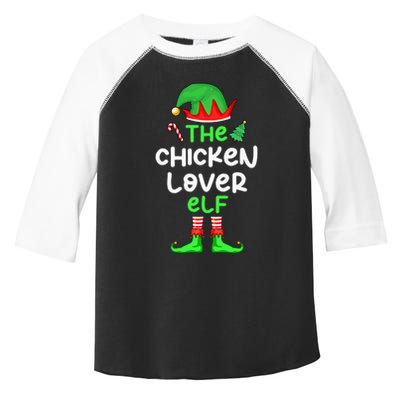 I'm The Chicken Lover Elf Xmas Matching Pajama  Toddler Fine Jersey T-Shirt