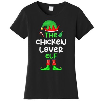 I'm The Chicken Lover Elf Xmas Matching Pajama  Women's T-Shirt