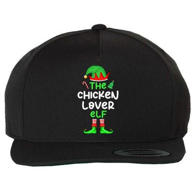 I'm The Chicken Lover Elf Xmas Matching Pajama  Wool Snapback Cap