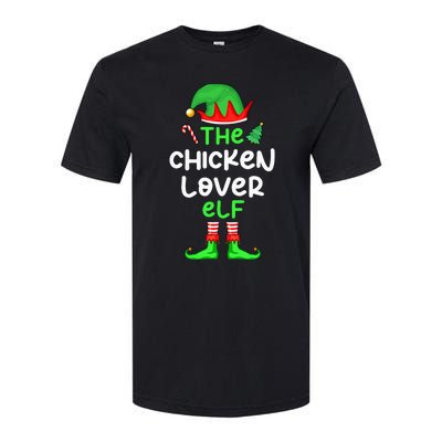 I'm The Chicken Lover Elf Xmas Matching Pajama  Softstyle CVC T-Shirt