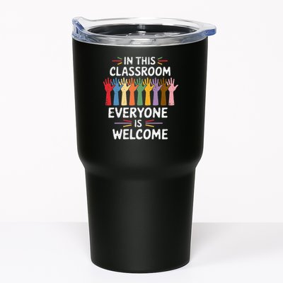 In This Classroom Everyone Is Welcome Colorful Teaching Tumbler