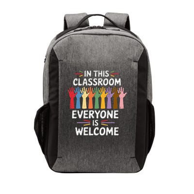 In This Classroom Everyone Is Welcome Colorful Teaching Vector Backpack