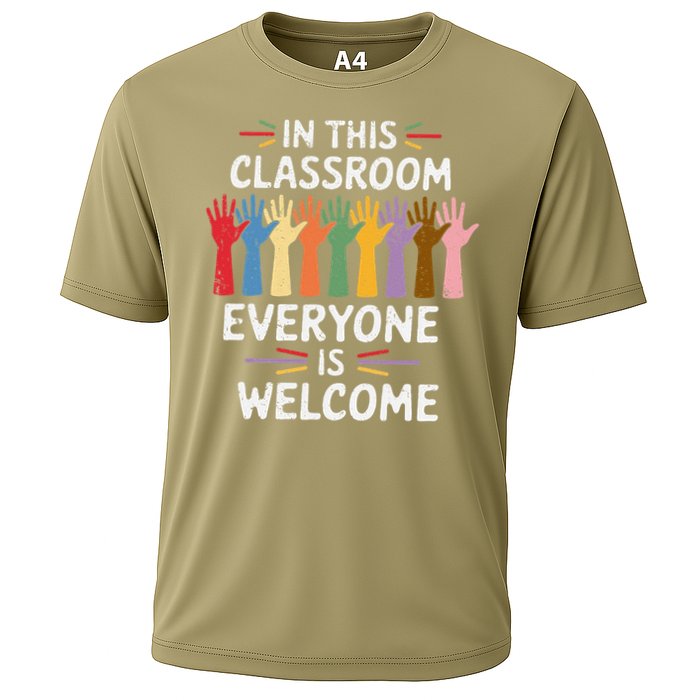 In This Classroom Everyone Is Welcome Colorful Teaching Performance Shirt