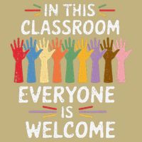 In This Classroom Everyone Is Welcome Colorful Teaching T-Shirt