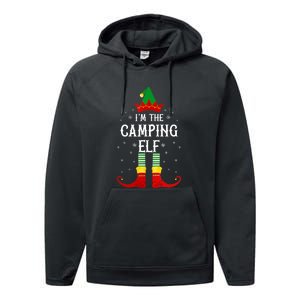 Im The Camping Elf Family Matching Christmas Gift Performance Fleece Hoodie