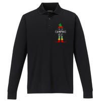 Im The Camping Elf Family Matching Christmas Gift Performance Long Sleeve Polo