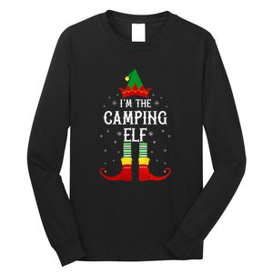 Im The Camping Elf Family Matching Christmas Gift Long Sleeve Shirt