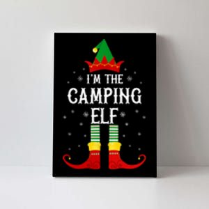 Im The Camping Elf Family Matching Christmas Gift Canvas