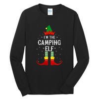 Im The Camping Elf Family Matching Christmas Gift Tall Long Sleeve T-Shirt