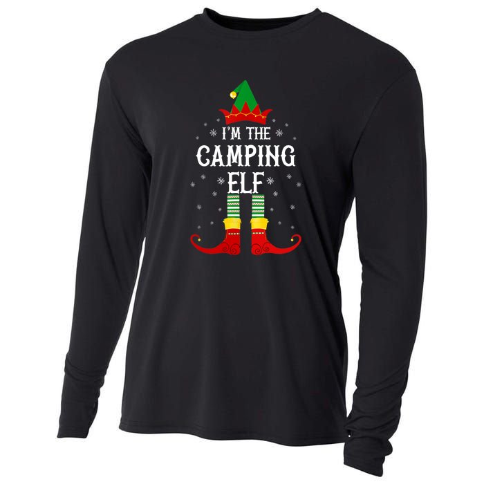 Im The Camping Elf Family Matching Christmas Gift Cooling Performance Long Sleeve Crew