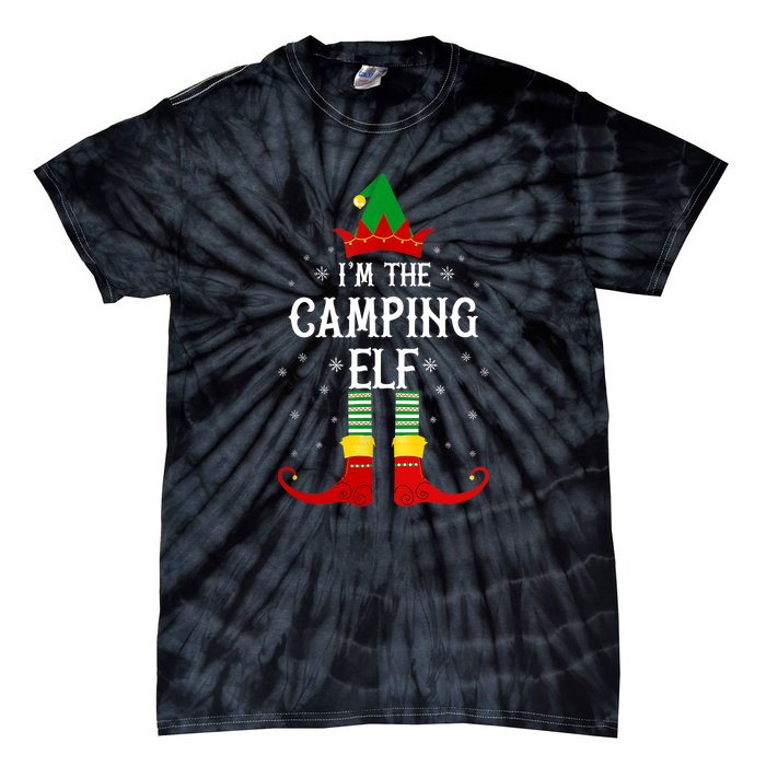 Im The Camping Elf Family Matching Christmas Gift Tie-Dye T-Shirt