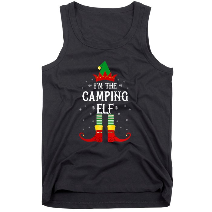 Im The Camping Elf Family Matching Christmas Gift Tank Top