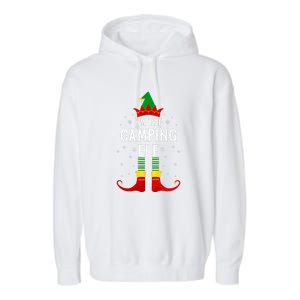 Im The Camping Elf Family Matching Christmas Gift Garment-Dyed Fleece Hoodie