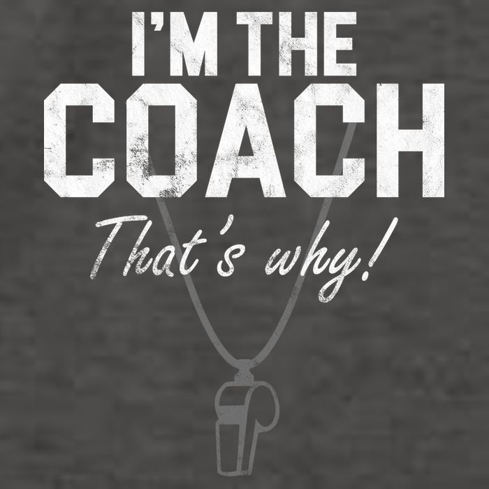 I'm The Coach That's Why Funny Whistle Vector Backpack