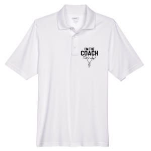 I'm The Coach That's Why Funny Whistle Men's Origin Performance Pique Polo