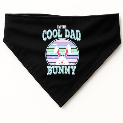 I'm The Cool Dad Bunny Matching Family Easter Sunday Gift USA-Made Doggie Bandana