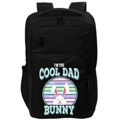 I'm The Cool Dad Bunny Matching Family Easter Sunday Gift Impact Tech Backpack