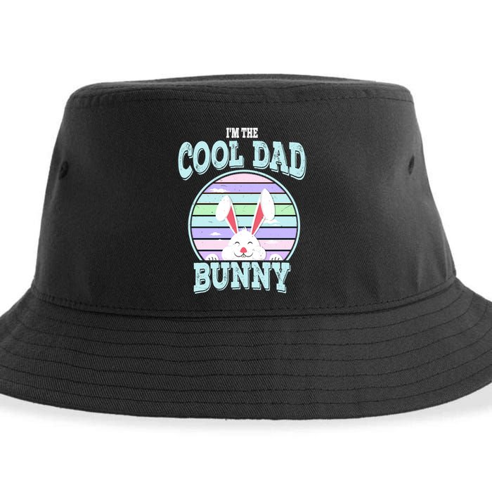 I'm The Cool Dad Bunny Matching Family Easter Sunday Gift Sustainable Bucket Hat