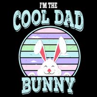 I'm The Cool Dad Bunny Matching Family Easter Sunday Gift Sustainable Bucket Hat