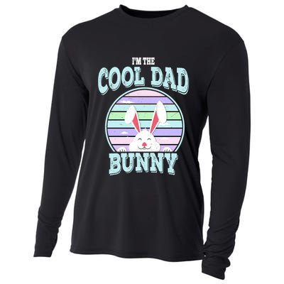 I'm The Cool Dad Bunny Matching Family Easter Sunday Gift Cooling Performance Long Sleeve Crew