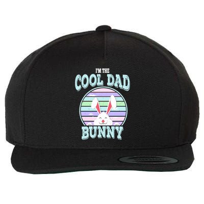 I'm The Cool Dad Bunny Matching Family Easter Sunday Gift Wool Snapback Cap