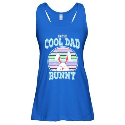I'm The Cool Dad Bunny Matching Family Easter Sunday Gift Ladies Essential Flowy Tank