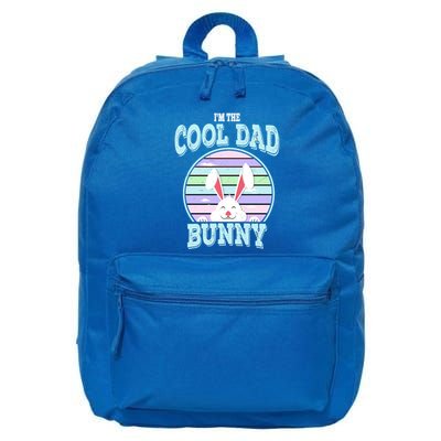 I'm The Cool Dad Bunny Matching Family Easter Sunday Gift 16 in Basic Backpack