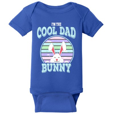 I'm The Cool Dad Bunny Matching Family Easter Sunday Gift Baby Bodysuit