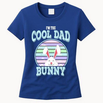 I'm The Cool Dad Bunny Matching Family Easter Sunday Gift Womens T-Shirt