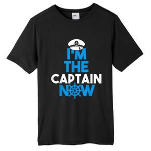 I'm The Captain Now Cool Funny Boating For Boat Lovers Tall Fusion ChromaSoft Performance T-Shirt