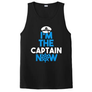 I'm The Captain Now Cool Funny Boating For Boat Lovers PosiCharge Competitor Tank