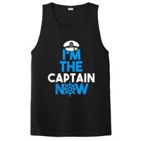 I'm The Captain Now Cool Funny Boating For Boat Lovers PosiCharge Competitor Tank