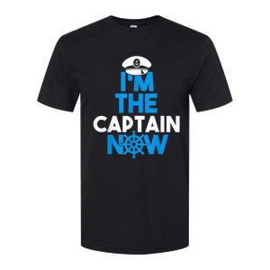 I'm The Captain Now Cool Funny Boating For Boat Lovers Softstyle CVC T-Shirt