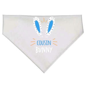 I'm The Cousin Bunny Matching Family Easter Sunday Gift USA-Made Doggie Bandana