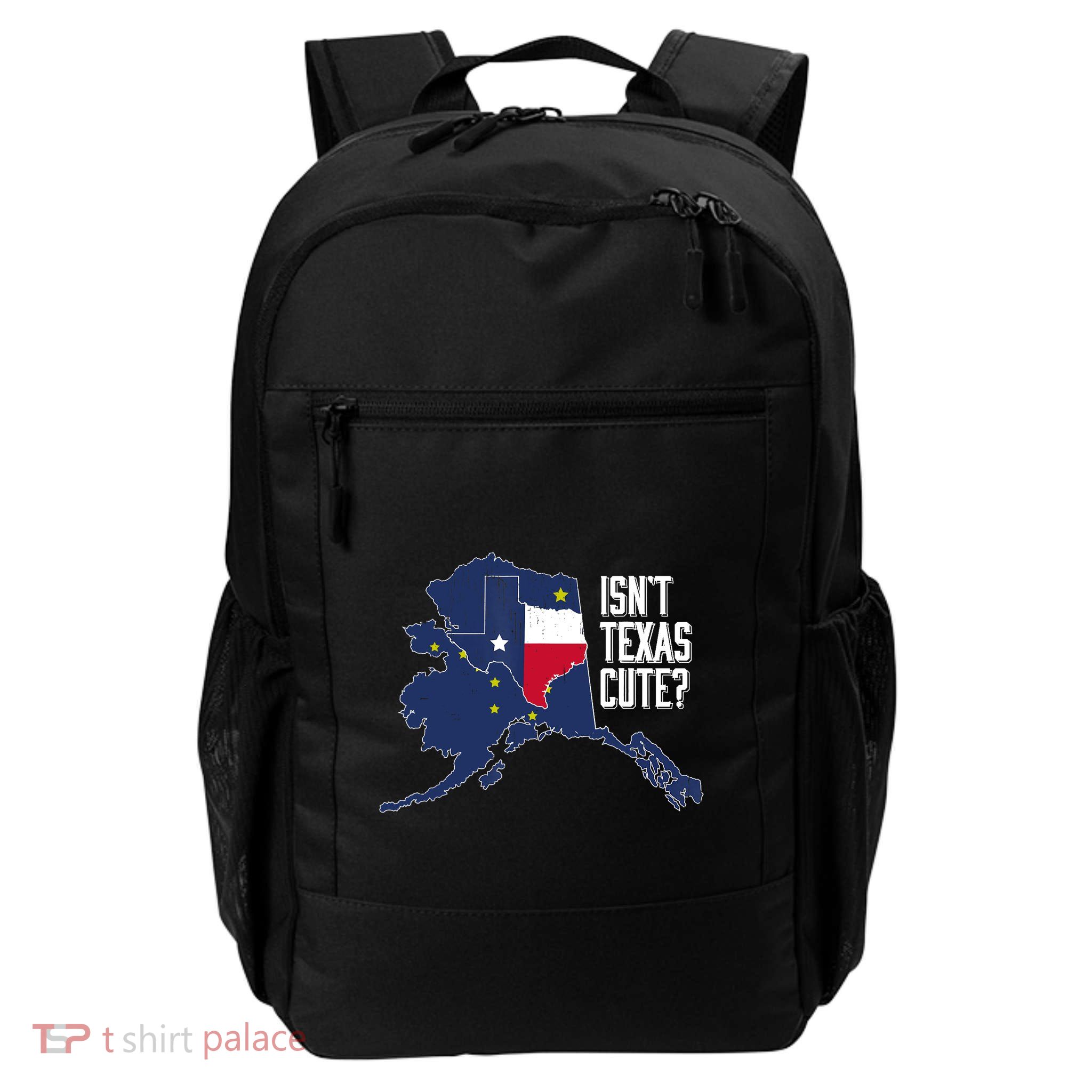 Isnt Texas Cute Alaska Home AK State Design Backpack
