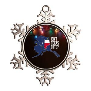 Isnt Texas Cute Alaska Home AK State Design Metallic Star Ornament