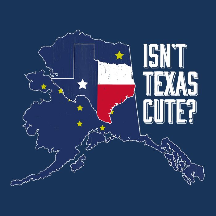 Isnt Texas Cute Alaska Home AK State Design Bucket Hat