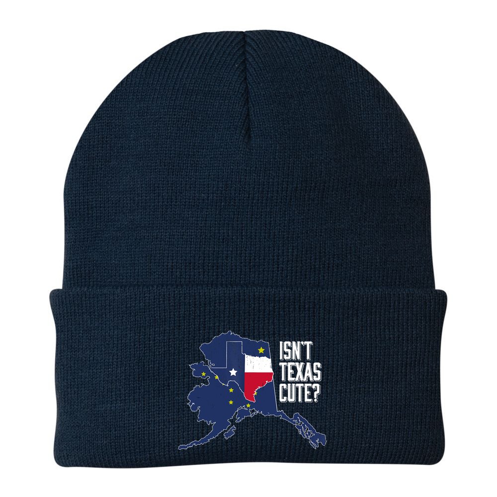Isnt Texas Cute Alaska Home AK State Design Beanie