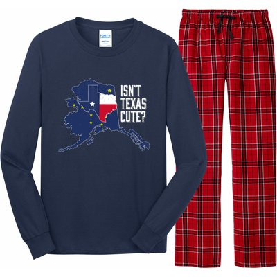 Isnt Texas Cute Alaska Home AK State Design Long Sleeve Pajama Set