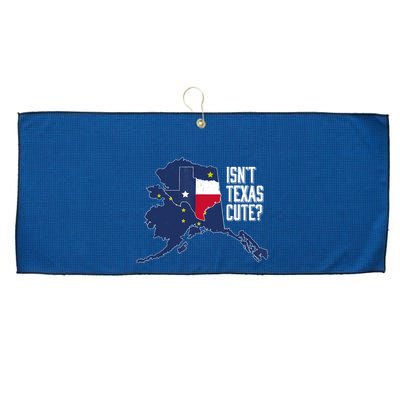 Isnt Texas Cute Alaska Home AK State Design Large Microfiber Waffle Golf Towel