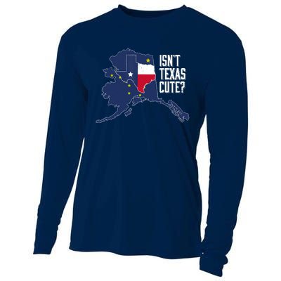 Isnt Texas Cute Alaska Home AK State Design Cooling Performance Long Sleeve Crew