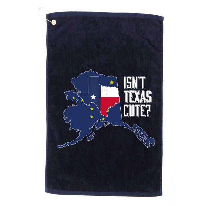 Isnt Texas Cute Alaska Home AK State Design Golf Towel